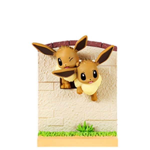 Photo1: Pokemon 2023 Pyokotto OKAERI Waiting for you! #2 Eevee Mini Figure (1)