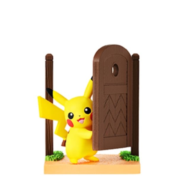 Photo1: Pokemon 2023 Pyokotto OKAERI Waiting for you! #1 Pikachu Mini Figure (1)