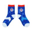 Photo1: Pokemon Center 2023 Socks for Women 23 - 25 cm 1 Pair Middle BLUEBERRY ACADEMY (1)