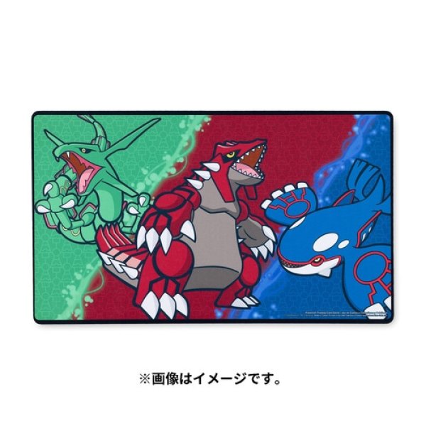 Photo1: Pokemon Center International Card Game Rubber play mat Legends of Hoenn (1)