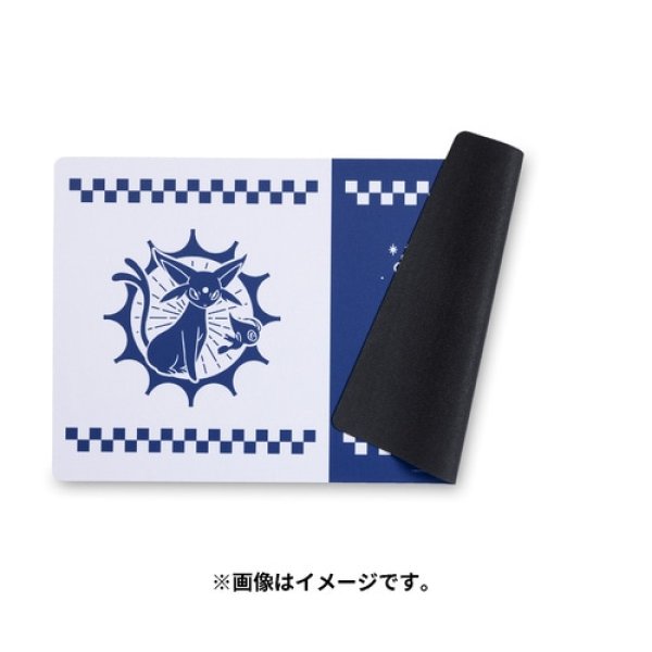 Photo2: Pokemon Center International Card Game Rubber play mat Espeon & Umbreon Timeless Friends (2)