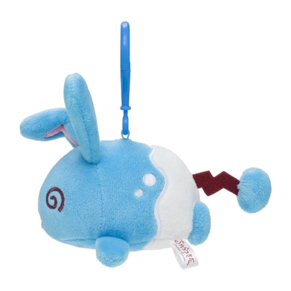 Photo3: Pokemon Center 2024 Chikara Tsukita Fainted Azumarill Plush Mascot Key chain (3)