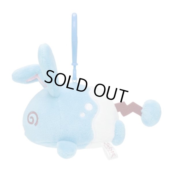 Photo3: Pokemon Center 2024 Chikara Tsukita Fainted Azumarill Plush Mascot Key chain (3)