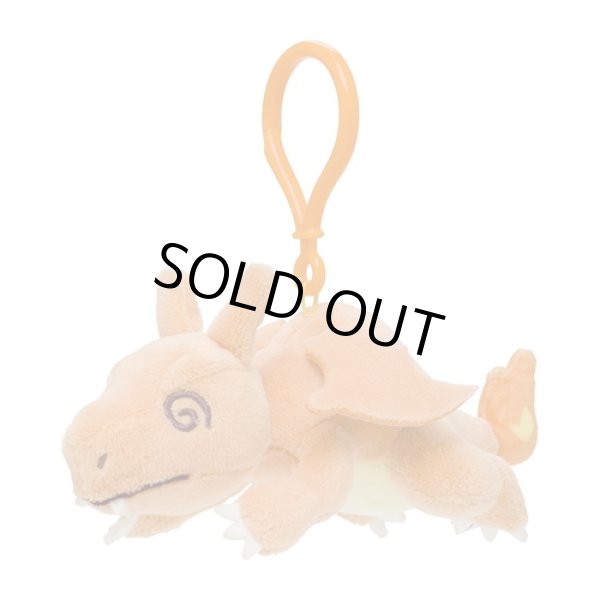 Photo2: Pokemon Center 2024 Chikara Tsukita Fainted Charizard Plush Mascot Key chain (2)