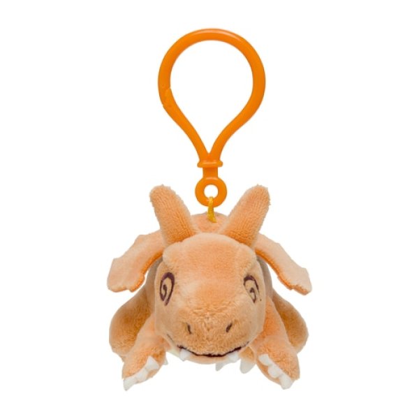 Photo1: Pokemon Center 2024 Chikara Tsukita Fainted Charizard Plush Mascot Key chain (1)