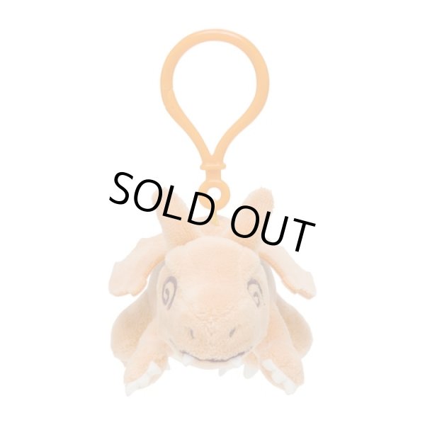 Photo1: Pokemon Center 2024 Chikara Tsukita Fainted Charizard Plush Mascot Key chain (1)