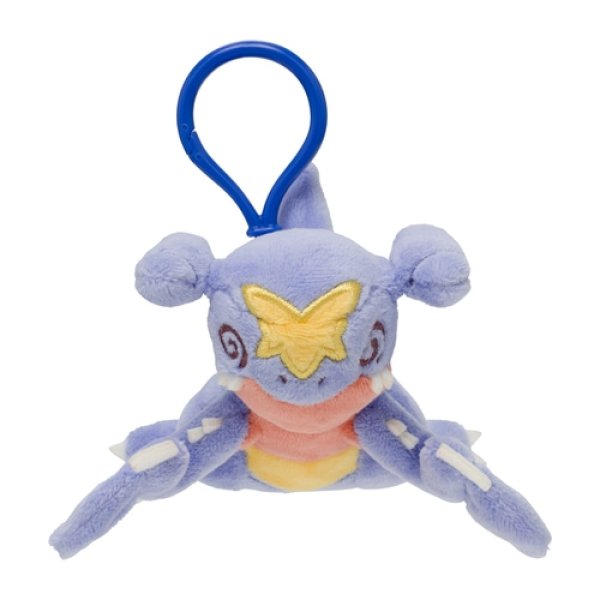 Photo1: Pokemon Center 2024 Chikara Tsukita Fainted Garchomp Plush Mascot Key chain (1)