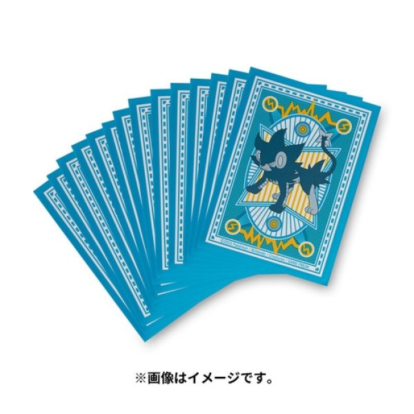 Photo1: Pokemon Center Original International Card Game Sleeve Luxray Limitless Lightning 65 sleeves (1)