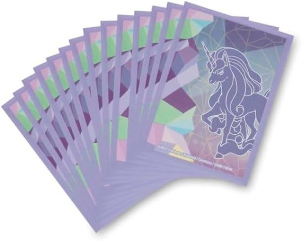 Photo1: Pokemon Center Original International Card Game Sleeve Galarian Rapidash 65 sleeves (1)