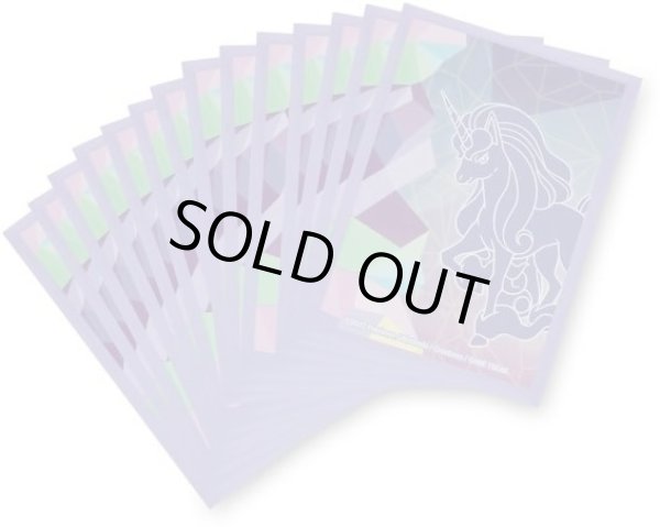 Photo1: Pokemon Center Original International Card Game Sleeve Galarian Rapidash 65 sleeves (1)