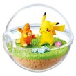 Photo1: Pokemon 2024 Terrarium Collection EX Exploring Paldea #1 Pawmi & Pikachu Mini Figure (1)