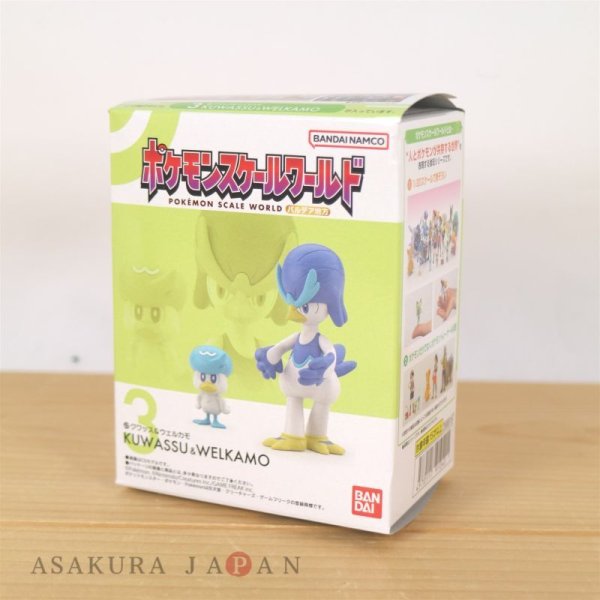 Photo1: BANDAI POKEMON SCALE WORLD Paldea edition "Quaxly & Quaxwell" 1/20 Figure (1)