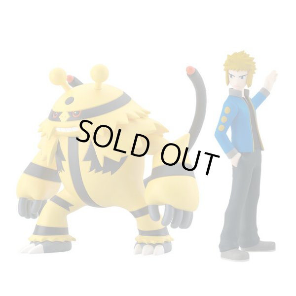 Photo3: BANDAI POKEMON SCALE WORLD Sinnoh edition "Volkner & Electivire" 1/20 Figure (3)