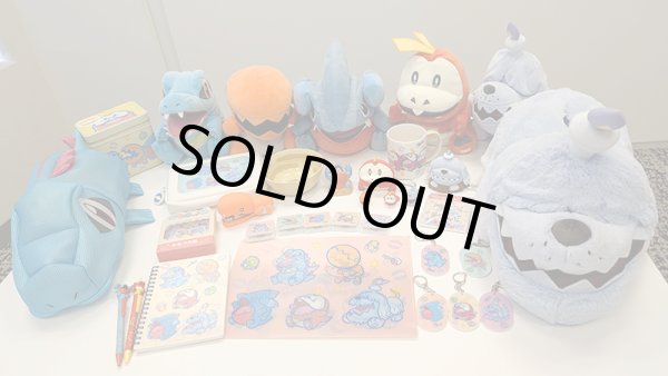 Photo8: Pokemon Center 2024 KAMITSUKI BITE SQUAD Totodile Laundry pouch bag (8)