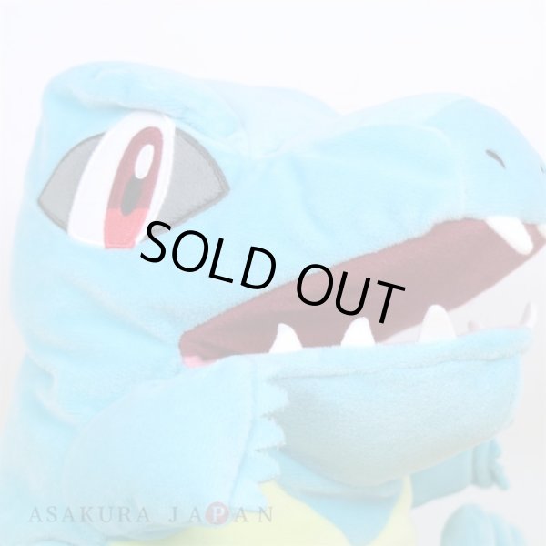 Photo7: Pokemon Center 2024 KAMITSUKI BITE SQUAD Hand Puppet Plush doll Totodile (7)