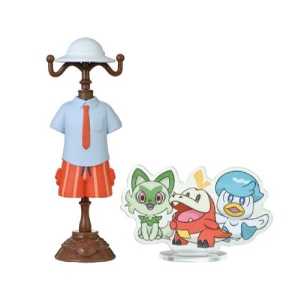 Photo1: Pokemon Center 2024 Figure Miniature Torso #5 ORANGE ACADEMY ver. (1)