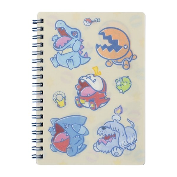 Photo1: Pokemon Center 2024 KAMITSUKI BITE SQUAD B6 Size Changing Spiral Notebook (1)