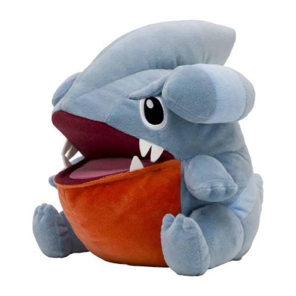 Photo1: Pokemon Center 2024 KAMITSUKI BITE SQUAD Hand Puppet Plush doll Gible (1)