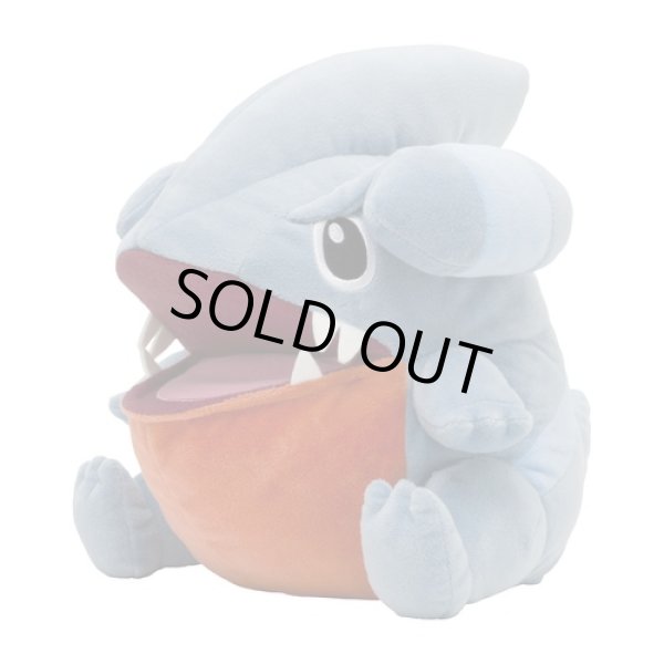 Photo1: Pokemon Center 2024 KAMITSUKI BITE SQUAD Hand Puppet Plush doll Gible (1)