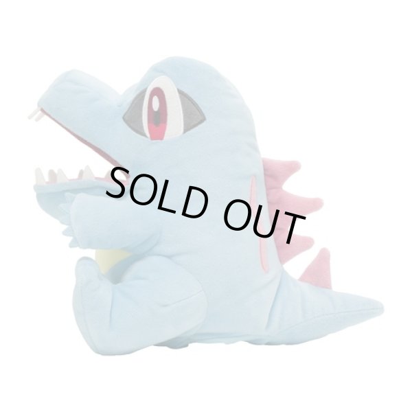 Photo3: Pokemon Center 2024 KAMITSUKI BITE SQUAD Hand Puppet Plush doll Totodile (3)