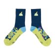 Photo1: Pokemon Center 2024 POISON Moudoku Kiken Socks for Women 23 - 25 cm 1 Pair Middle Gulpin (1)