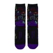 Photo2: Pokemon Center 2024 POISON Moudoku Kiken Socks for Women 23 - 25 cm 1 Pair Middle Pattern (2)