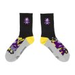 Photo1: Pokemon Center 2024 POISON Moudoku Kiken Socks for Women 23 - 25 cm 1 Pair Middle Toxel (1)