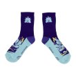 Photo1: Pokemon Center 2024 POISON Moudoku Kiken Socks for Women 23 - 25 cm 1 Pair Middle Mareanie (1)