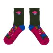 Photo1: Pokemon Center 2024 POISON Moudoku Kiken Socks for Women 23 - 25 cm 1 Pair Middle Vileplume (1)