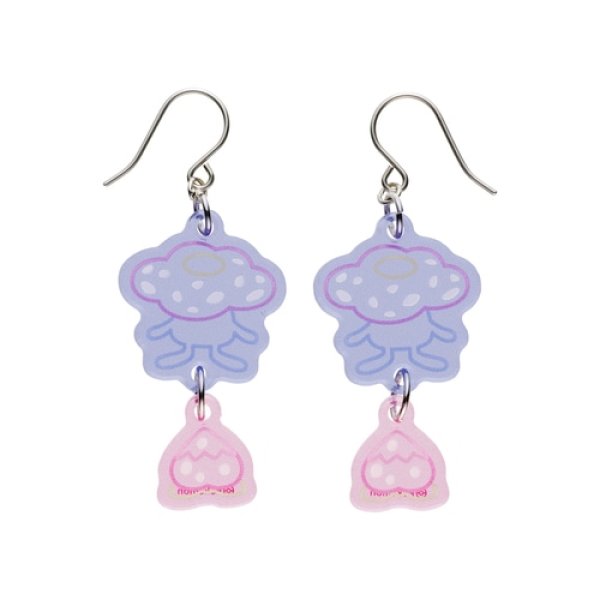 Photo1: Pokemon Center 2024 POISON Moudoku Kiken Vileplume Pierced Earrings ver. (1)