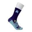 Photo3: Pokemon Center 2024 POISON Moudoku Kiken Socks for Women 23 - 25 cm 1 Pair Middle Mareanie (3)