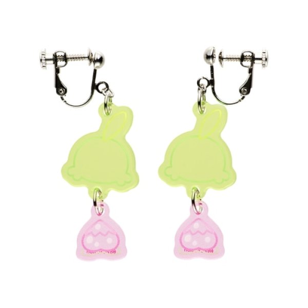 Photo1: Pokemon Center 2024 POISON Moudoku Kiken Gulpin Clips Earrings ver. (1)