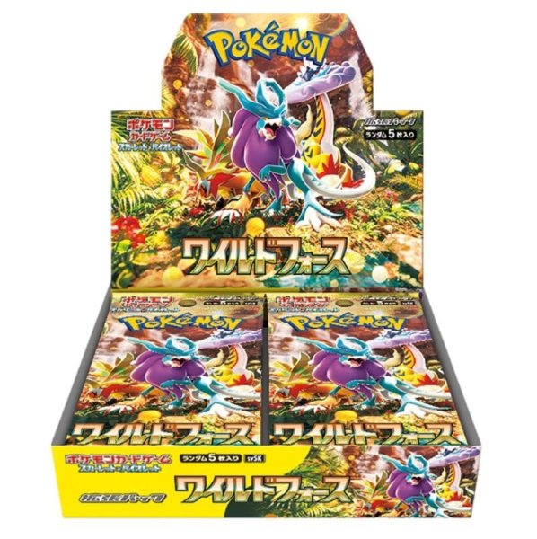Photo1: Pokemon Card Game Scarlet & Violet sv5K Wild Force Booster Pack BOX Japan (1)