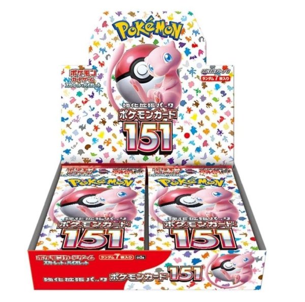 Photo1: Pokemon Card Game Scarlet & Violet sv2a 151 Booster Pack BOX Japan (1)