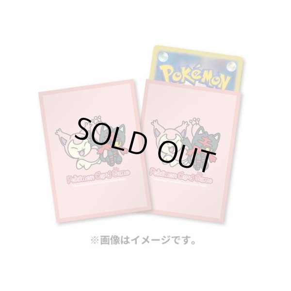 Photo1: Pokemon Center Original Card Game Sleeve Litten & Skitty 64 sleeves (1)