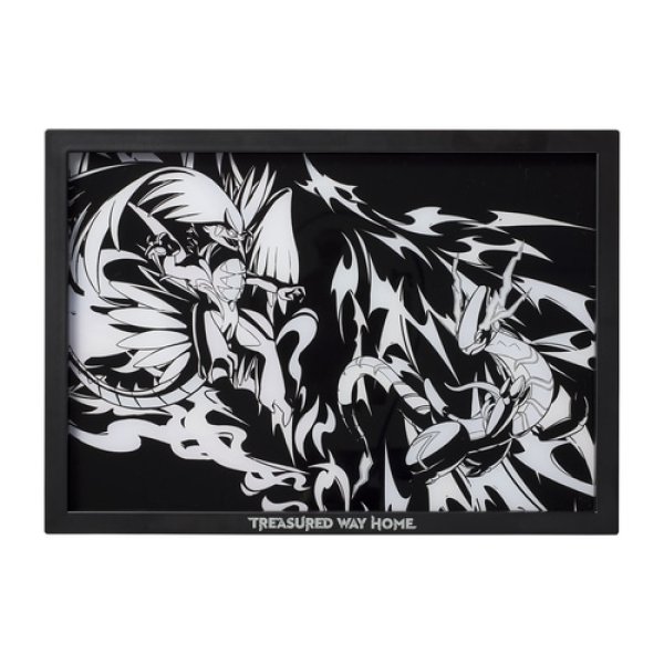 Photo1: Pokemon Center 2024 TREASURED WAY HOME LED Art frame (1)