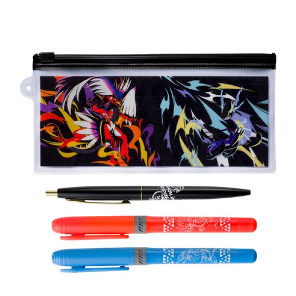 Photo1: Pokemon Center 2024 TREASURED WAY HOME Pen set with case (1)