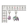 Photo2: Pokemon Center 2024 Metal Charm # 714 715 Noibat Noivern (2)