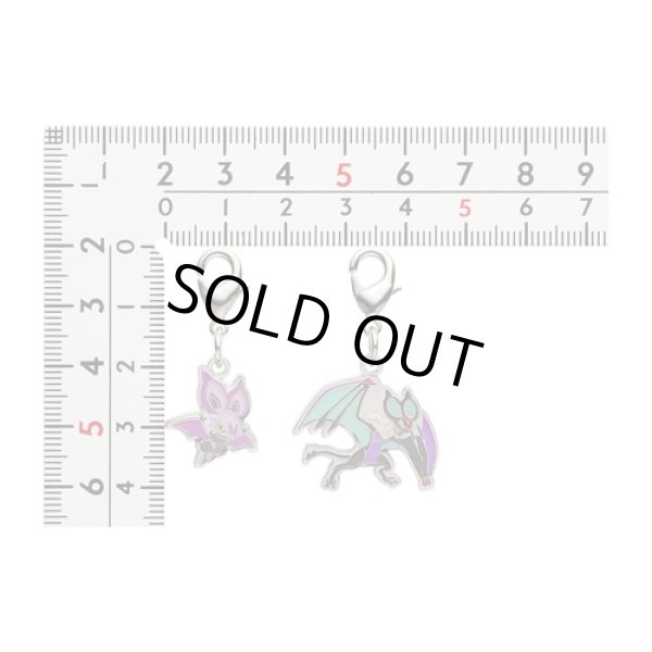 Photo2: Pokemon Center 2024 Metal Charm # 714 715 Noibat Noivern (2)