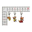 Photo2: Pokemon Center 2024 Metal Charm # 653 654 655 Fennekin Braixen Delphox (2)