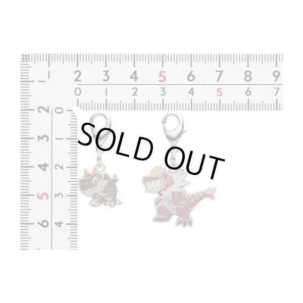 Photo2: Pokemon Center 2024 Metal Charm # 696 697 Tyrunt Tyrantrum (2)