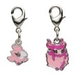 Photo1: Pokemon Center 2024 Metal Charm # 682 683 Spritzee Aromatisse (1)