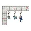 Photo2: Pokemon Center 2024 Metal Charm # 656 657 658 Froakie Frogadier Greninja (2)