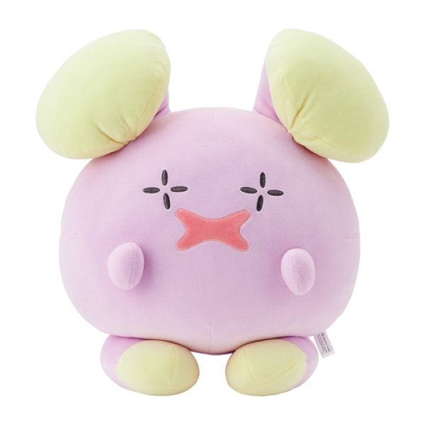 Photo1: Pokemon Center 2024 Mochiricchi Fluffy Plush doll Whismur (1)