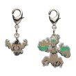 Photo1: Pokemon Center 2024 Metal Charm # 708 709 Phantump Trevenant (1)