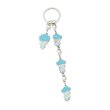 Photo1: Pokemon Center 2024 Lost Quaxly 4-row Metal charm Key chain (1)