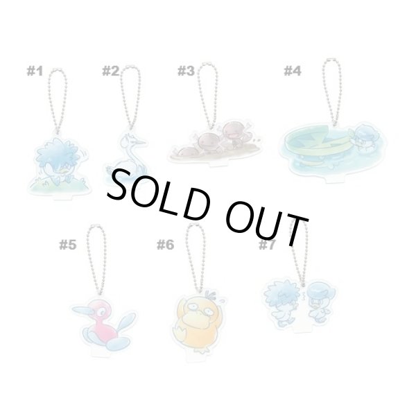Photo3: Pokemon Center 2024 Lost Quaxly Acrylic Stand Key Chain #2 Swanna Ducklett (3)
