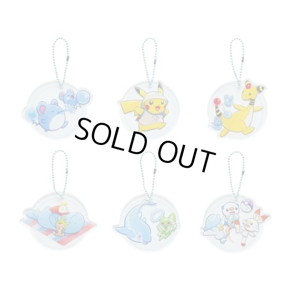 Photo2: Pokemon Center 2024 Tokyo Bay R Acrylic charm Key chain Finizen ver. (2)