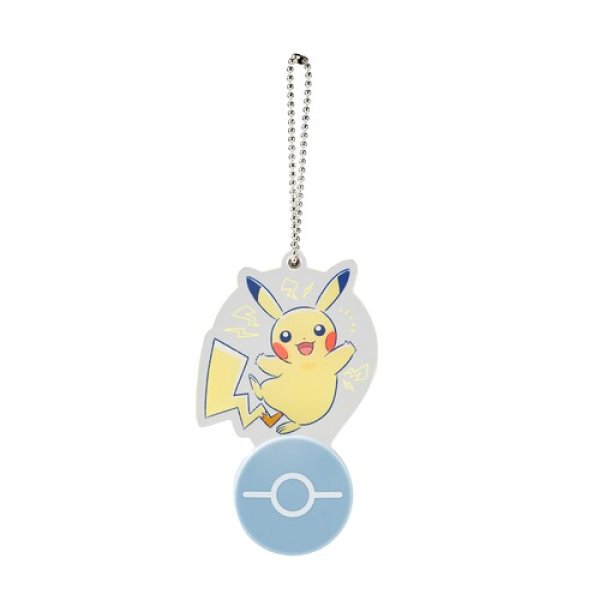 Photo1: Pokemon Center 2024 Tokyo Bay R Shining! Acrylic charm Key chain Pikachu (1)