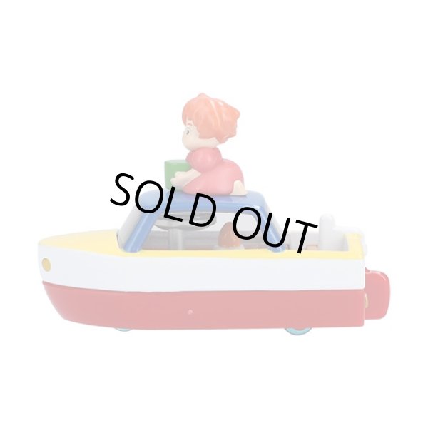 Photo4: Studio Ghibli Dream TOMICA 05 Ponyo on the Cliff Sosuke's ship Figure Car Toy (4)